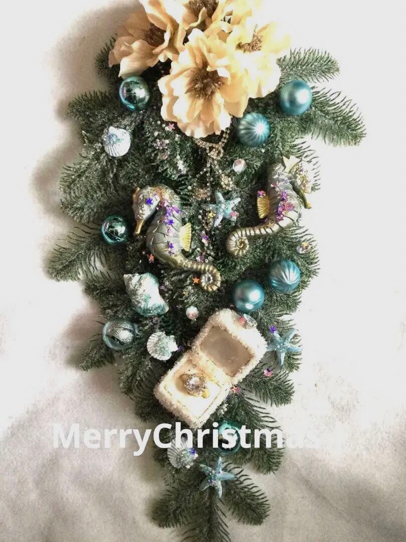 クリスマスリース　スワッグ　Willyoumarryme？