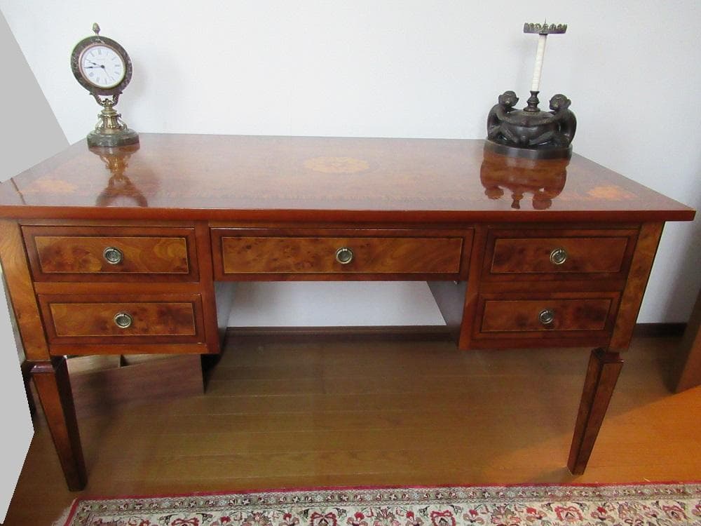 イタリア 最高級象嵌机 クラシック アンティーク エレガント マルコーニアルテ