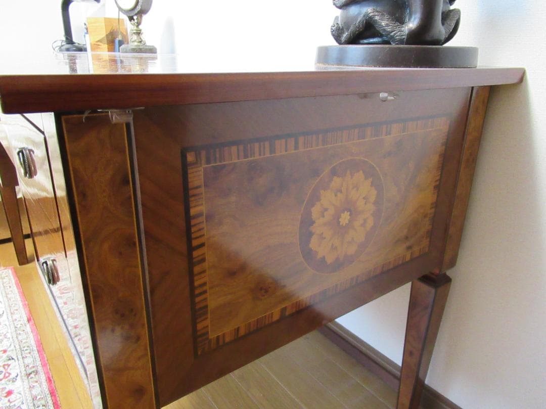 イタリア 最高級象嵌机 クラシック アンティーク エレガント マルコーニアルテ