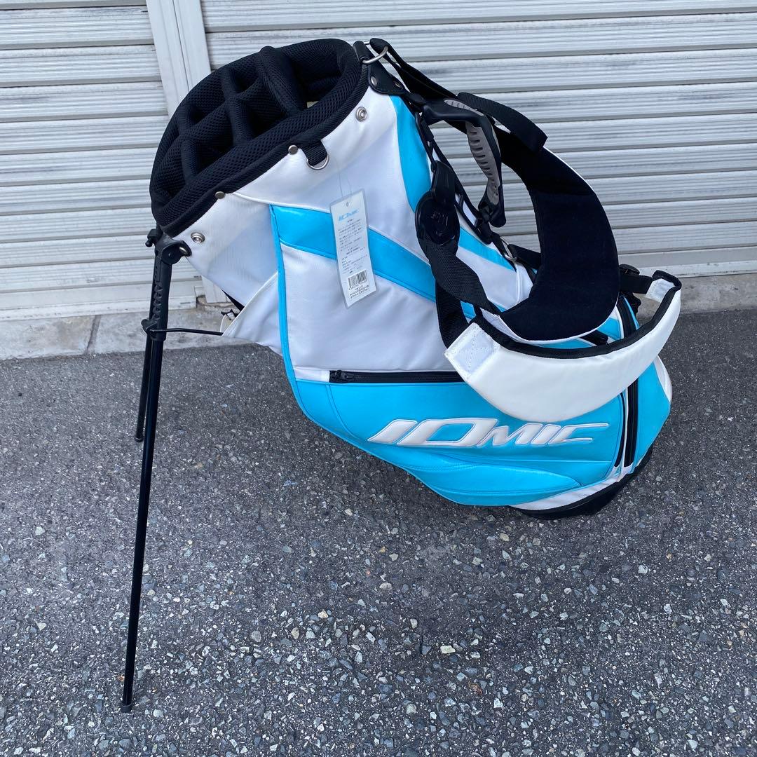 manpukudo　　　　　美品！IOMIC スタンド式キャディーバック￼