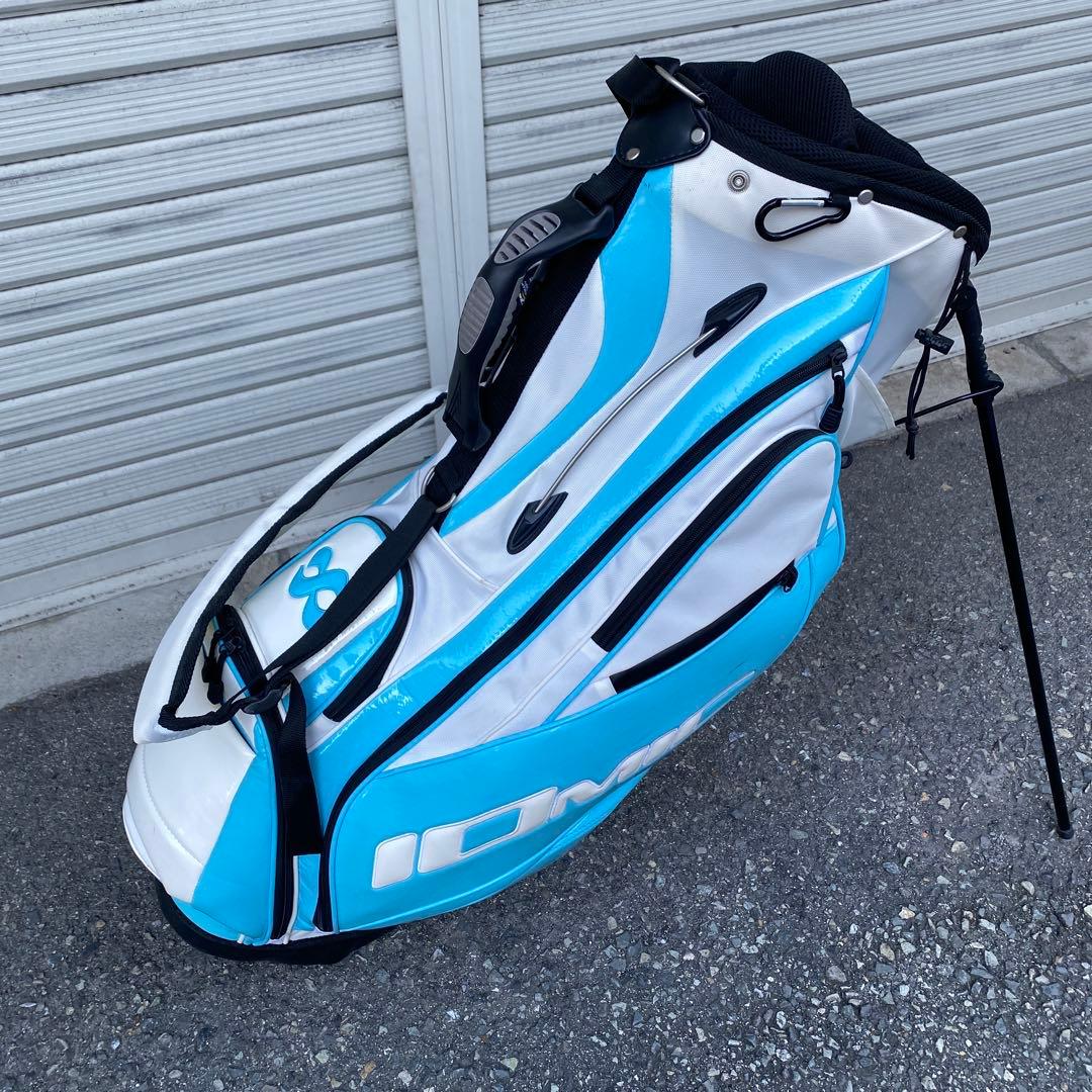 manpukudo　　　　　美品！IOMIC スタンド式キャディーバック￼