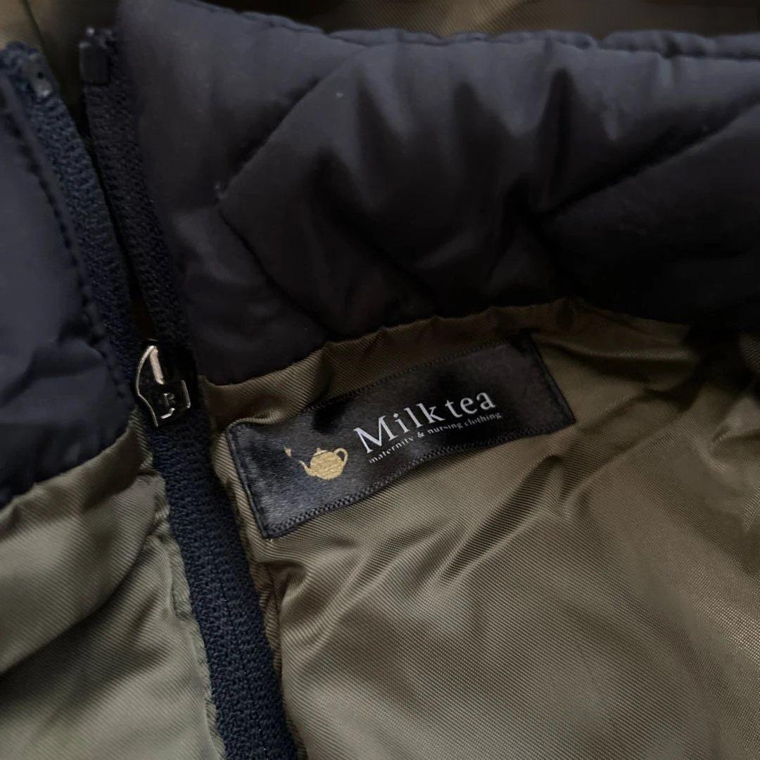 Milk tea ステラ4way中綿ロングママコート おんぶ 抱っこ ダッカー付