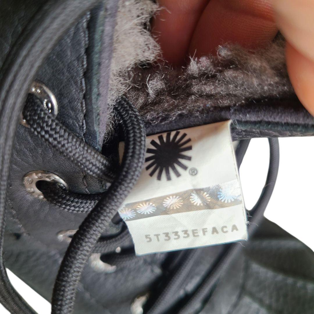 ★UGG アグ★ファー付きレザーブーツ★アディロンダックIII★24㎝★