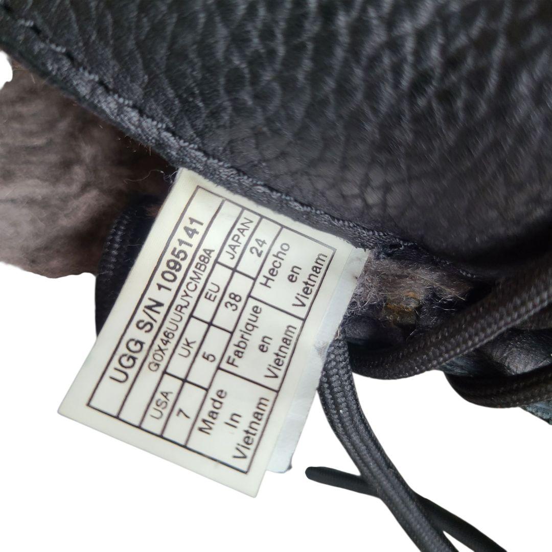 ★UGG アグ★ファー付きレザーブーツ★アディロンダックIII★24㎝★