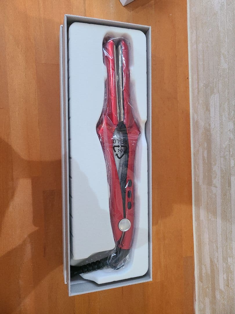 radiant ストレートヘアアイロン レッド 【28㎜】