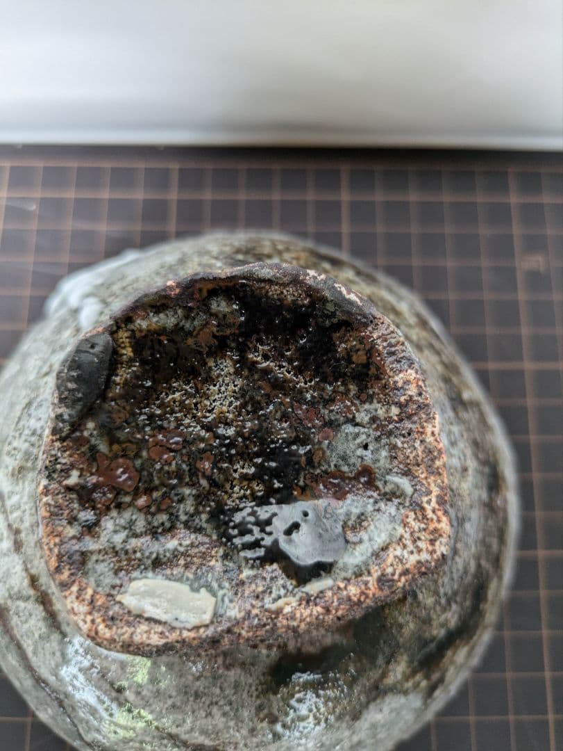 抹茶茶碗、多胡石茶碗、石彫刻茶碗、倉田辰彦作、日本製
