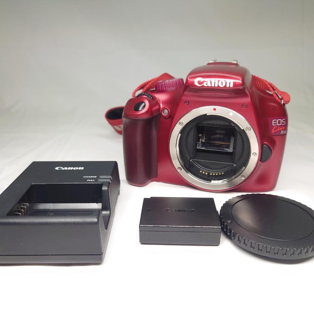 Canon デジタル一眼レフカメラ EOS Kiss X50 動作OK