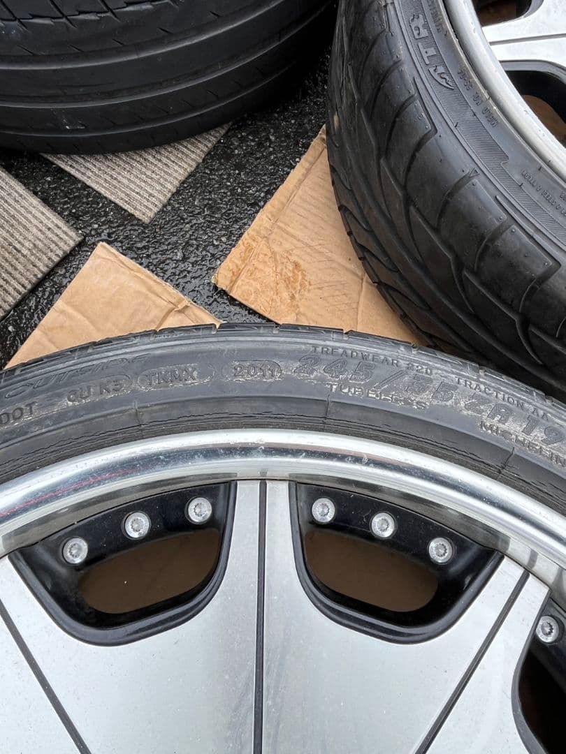おまけ付き トラフィックスターDTX ディッシュ 19インチ 8.5J/9.5J