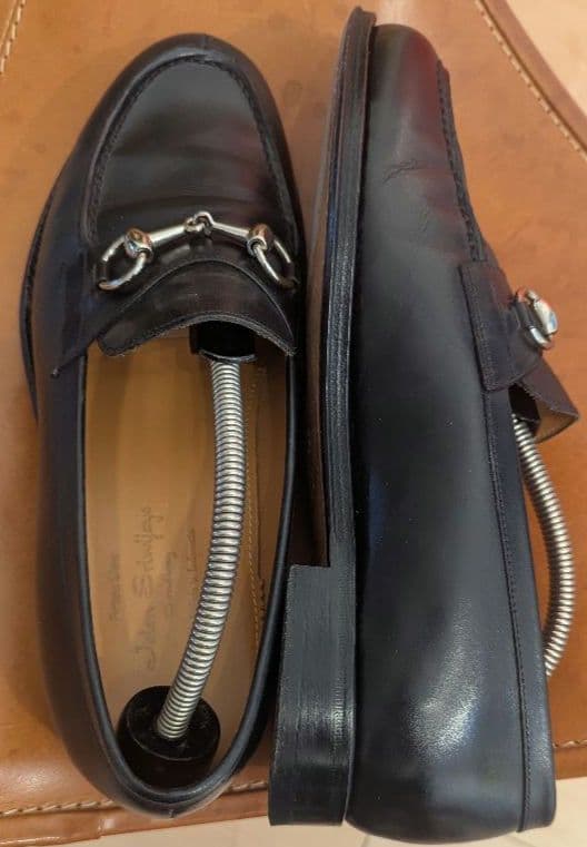 り*ん様 美品 Jalan Sriwijaya ビットローファー ブラック 98