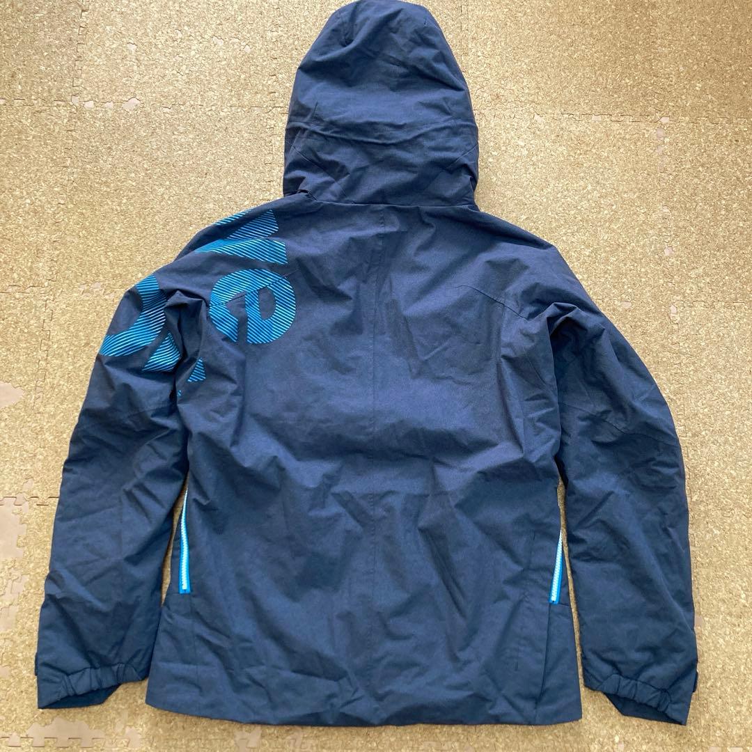 【美品】デサントdescentスキーウェアHEAT NAVIスキーLメンズ紺