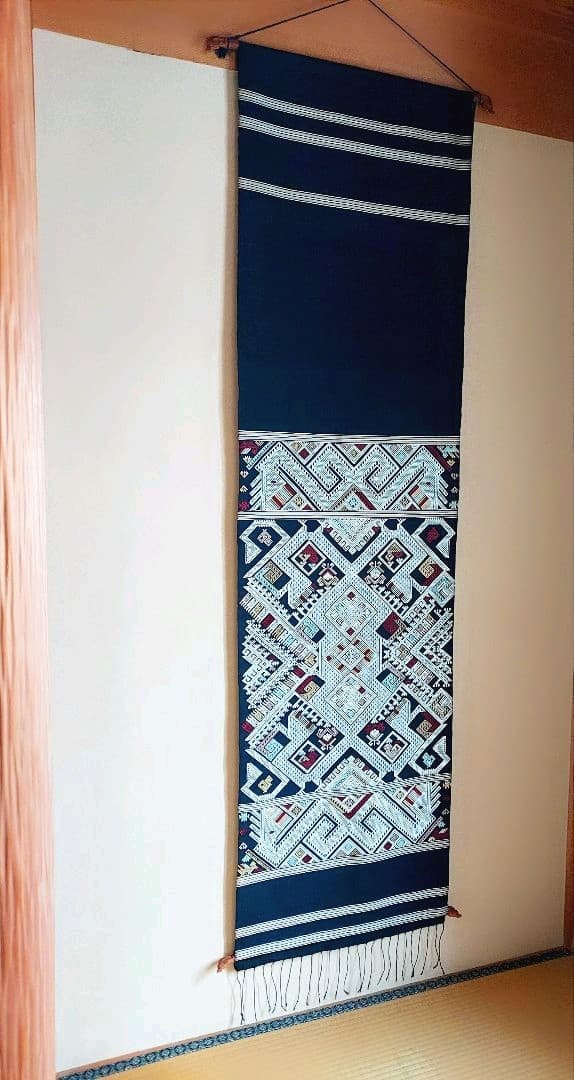 【手縫い3ヶ月】 工芸品 掛け軸風