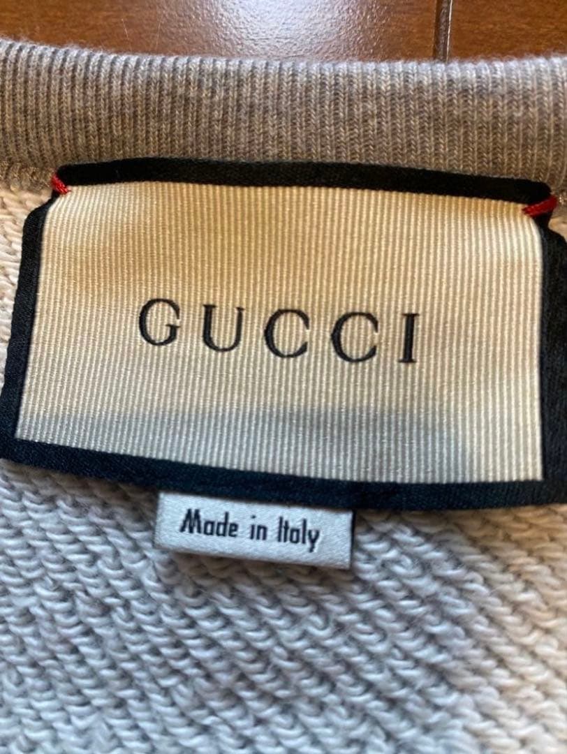 GUCCI LAロゴ刺繍 グレー スウェット