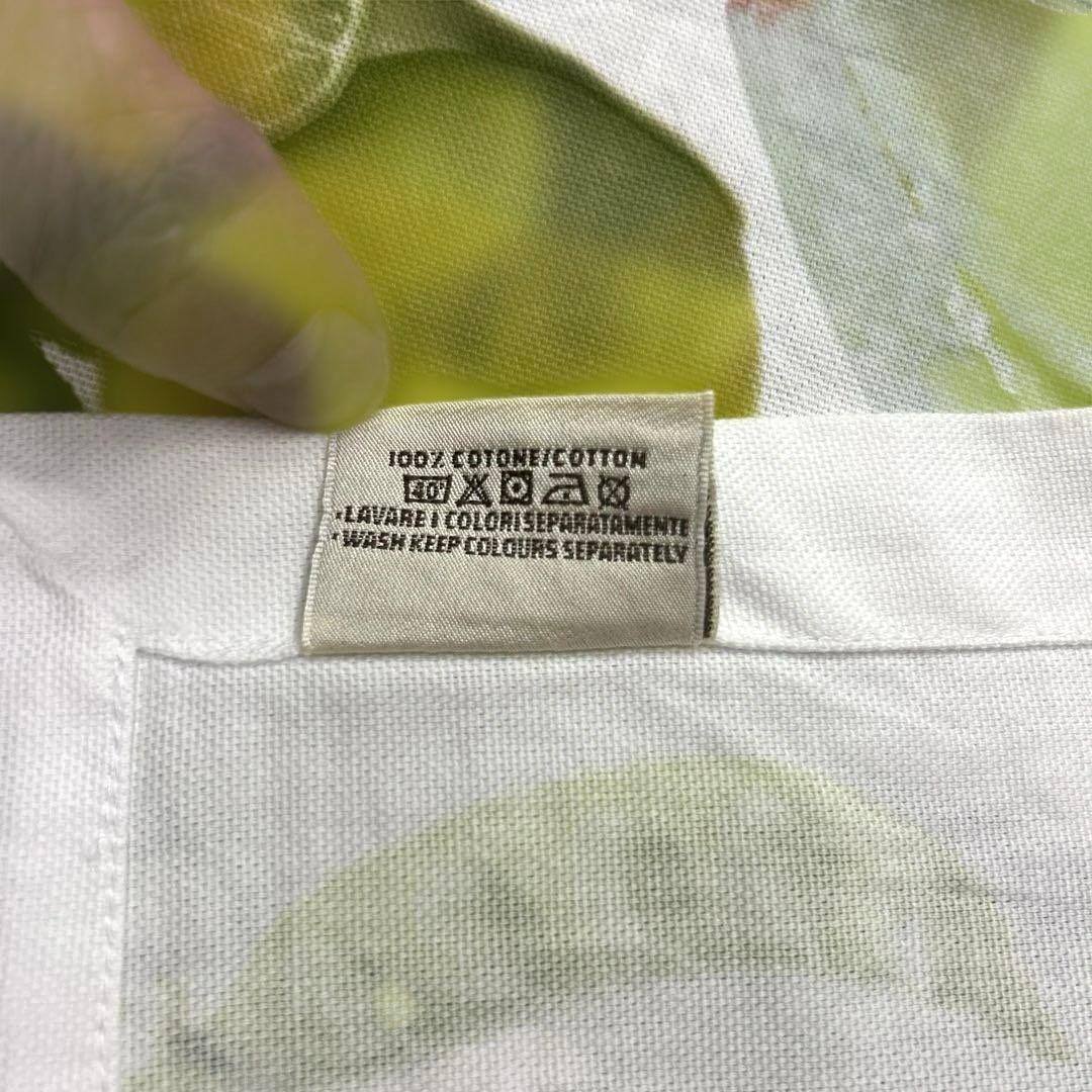 イタリア製 カラフルな野菜と果物のテーブルクロス 2枚セット