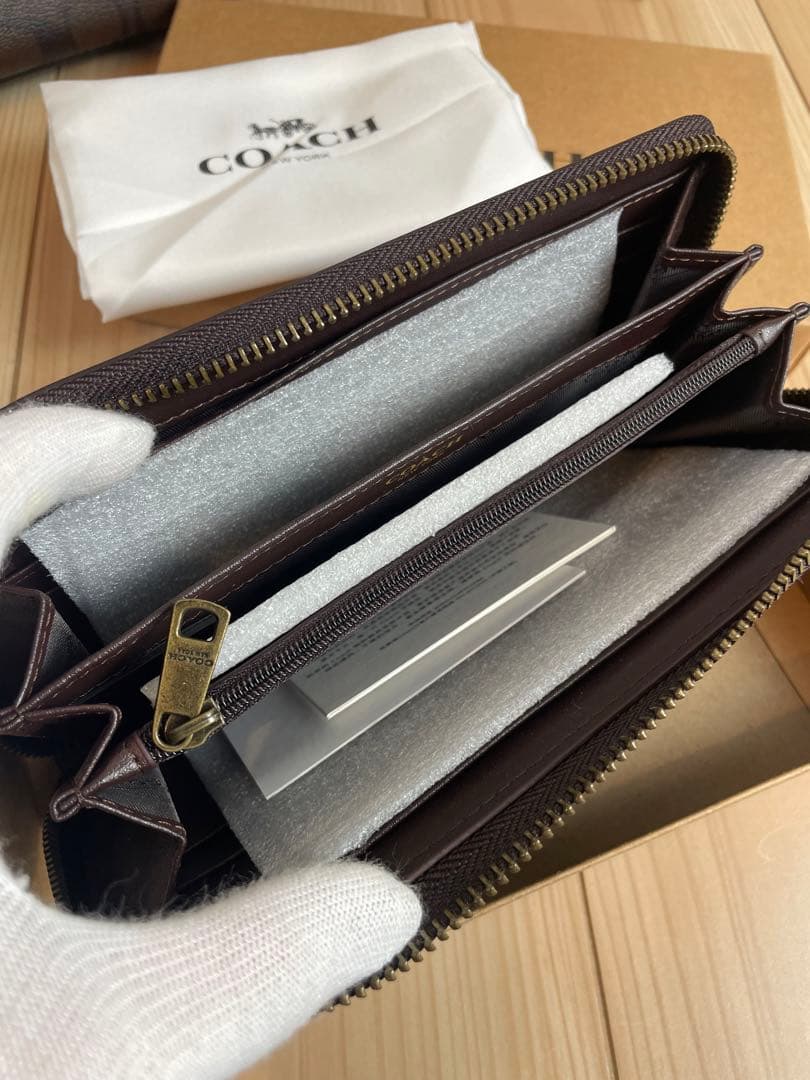 COACH レディース　ショルダー　バッグ　財布　セット　ブラウン　ブラック