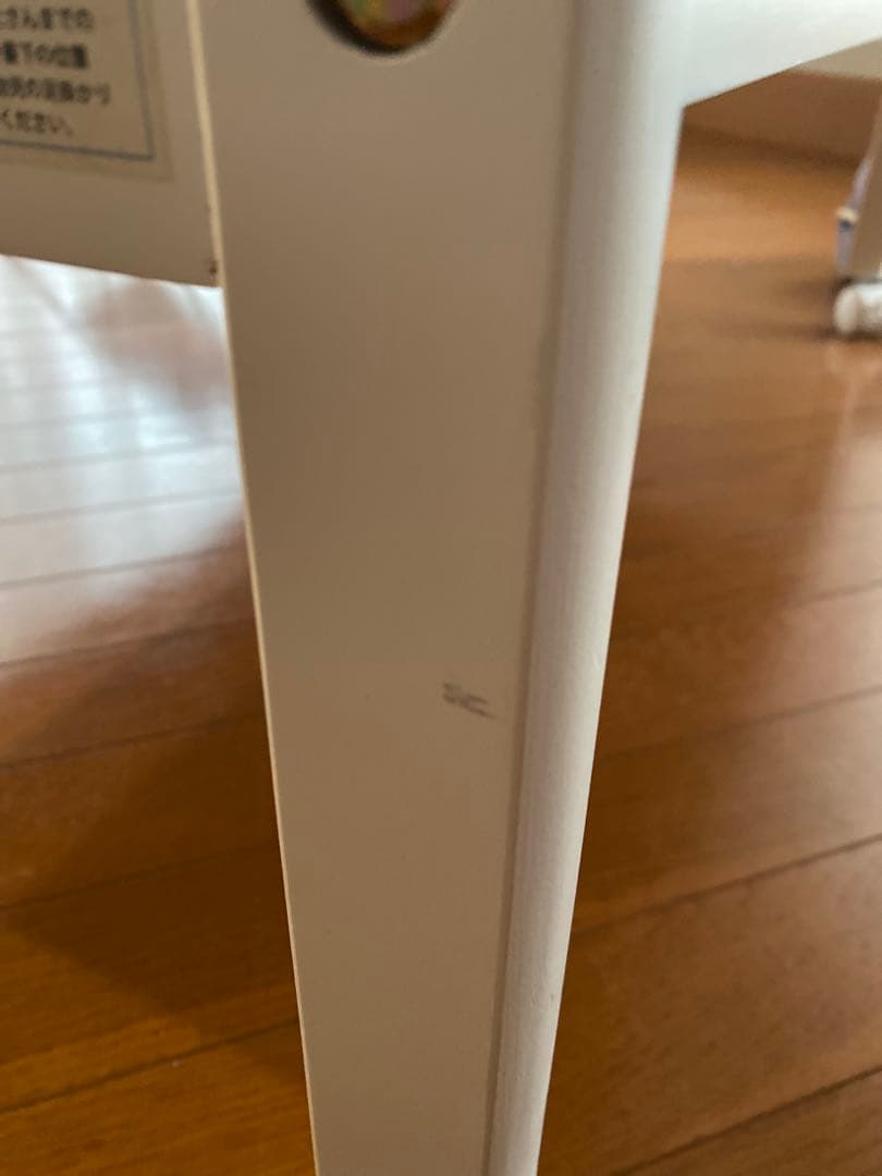 ミニサイズベビーベッド 2way大和屋Wオープン腰楽ハイ ホワイト天然木