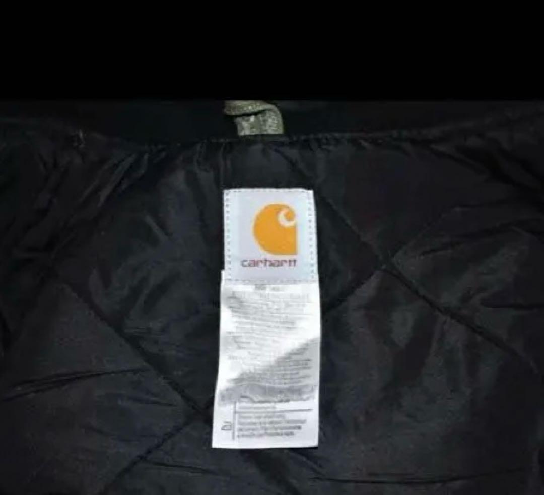カーハート ダックベスト キルティング OD L 古着