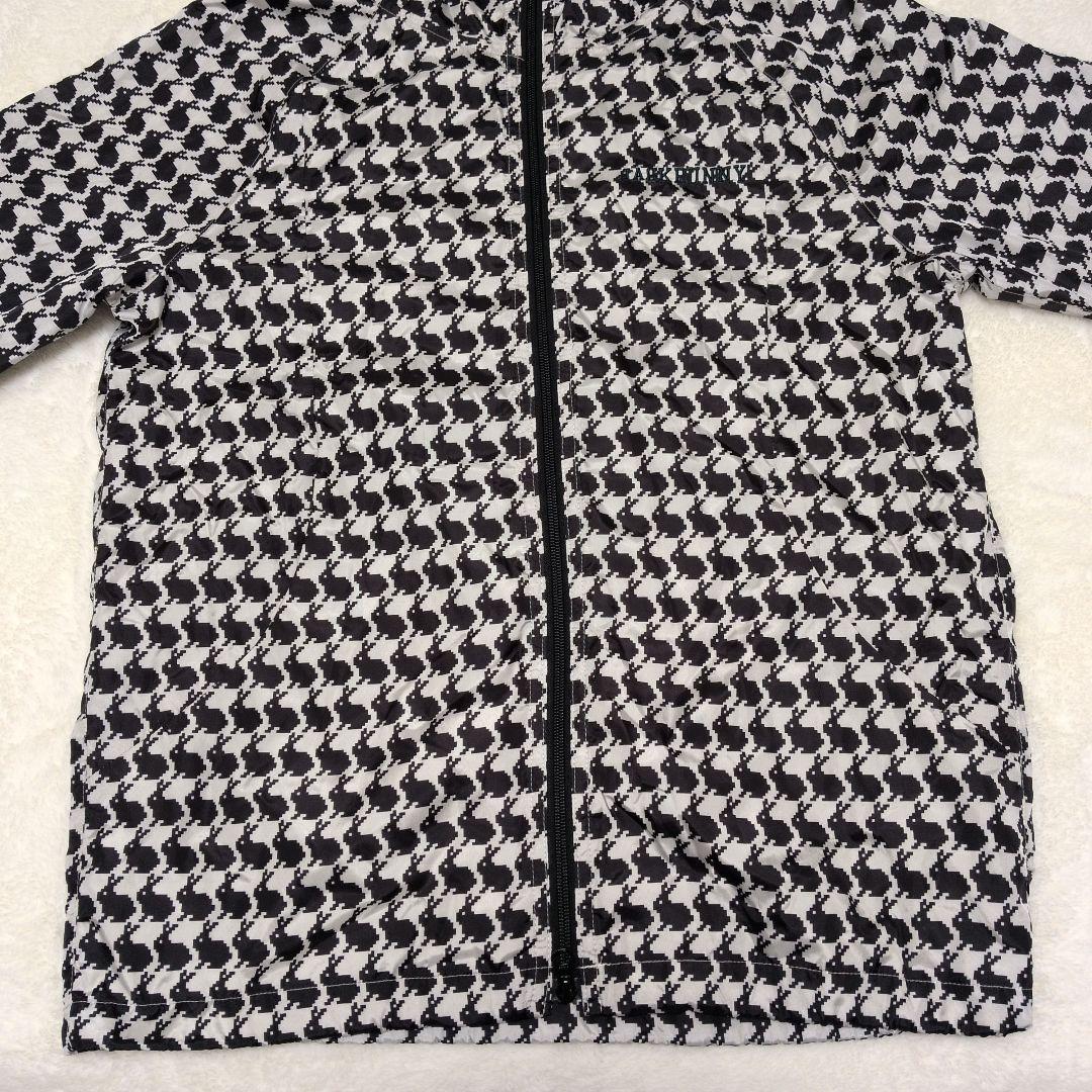 ジャックバニー♡ラビット総柄 フード付き ナイロンジャケット M パーリーゲイツ