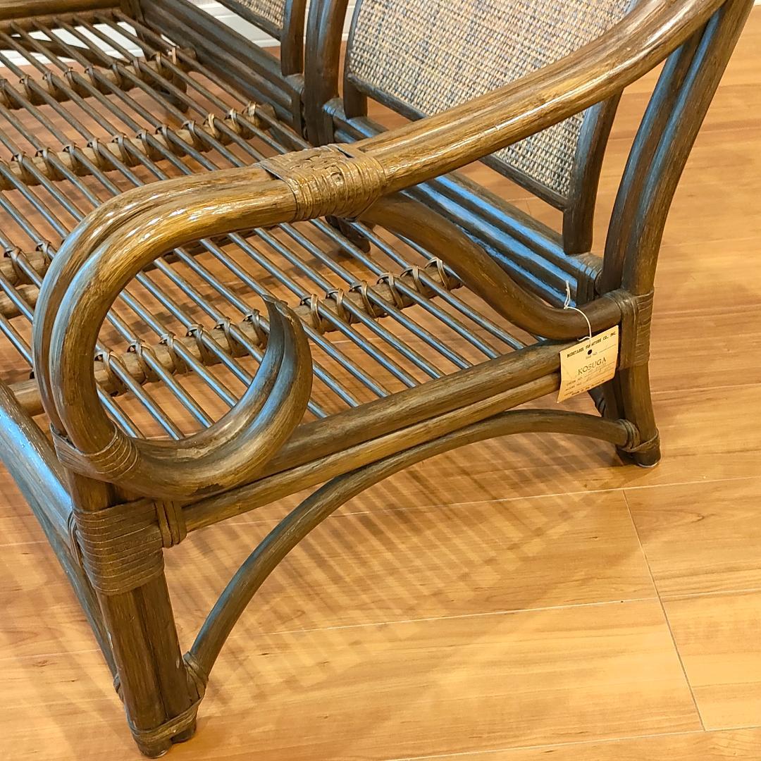 美品　KOSUGA　MEHITABEL　コスガ　アジアン家具　2人掛けソファ