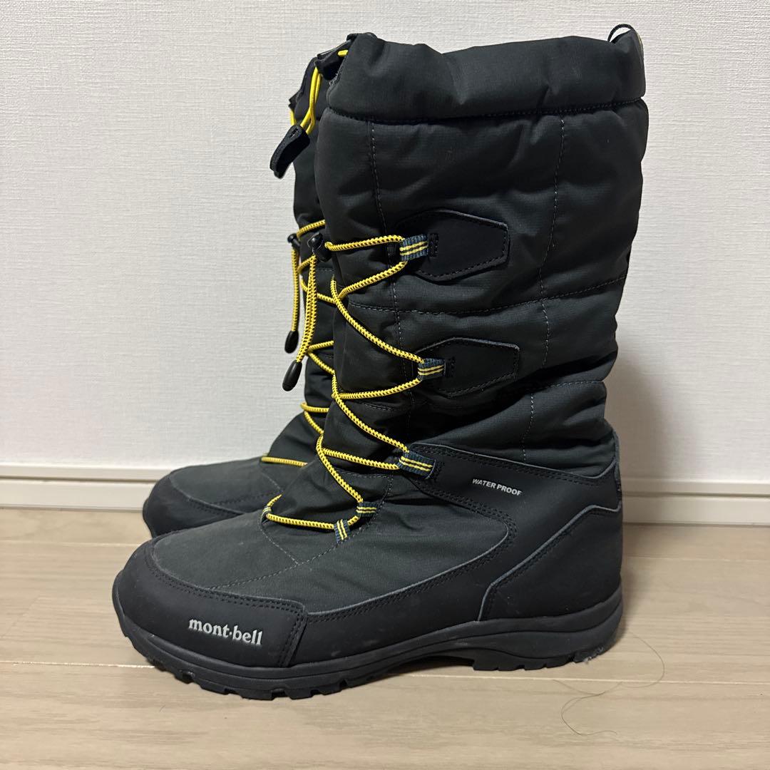 モンベル アスペンブーツ 27cm ブラック 防水スノーブーツ ウィンターブーツ