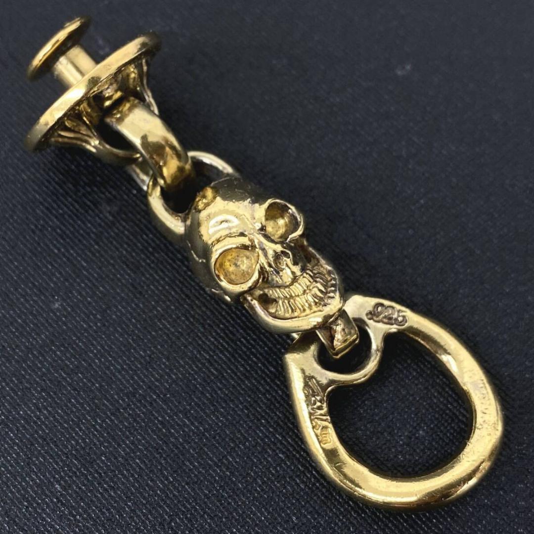 Bill Wall Leather カスタム スカル ウォレット リング