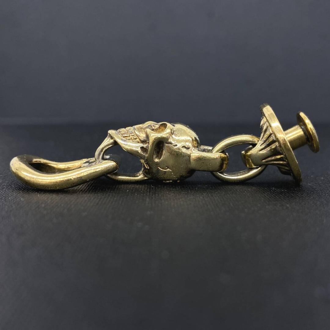 Bill Wall Leather カスタム スカル ウォレット リング