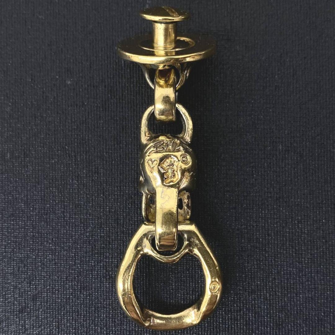 Bill Wall Leather カスタム スカル ウォレット リング