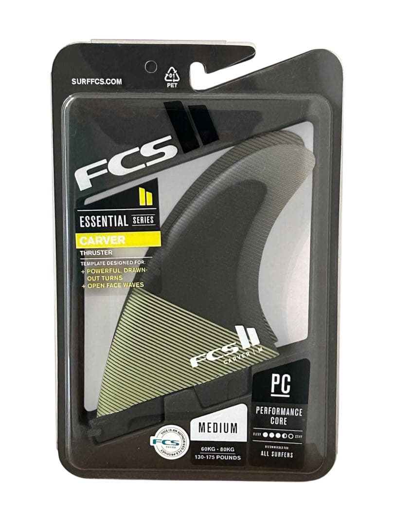 FCS2 CARVER カーバー 3本フィン Mサイズ