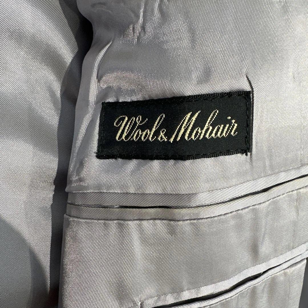 GUCCI グレー ビジネススーツ ウール＆モヘア