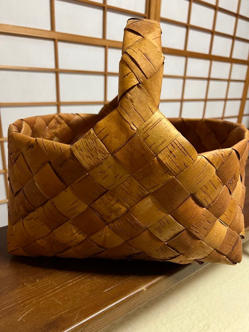 白樺　カゴ　北欧