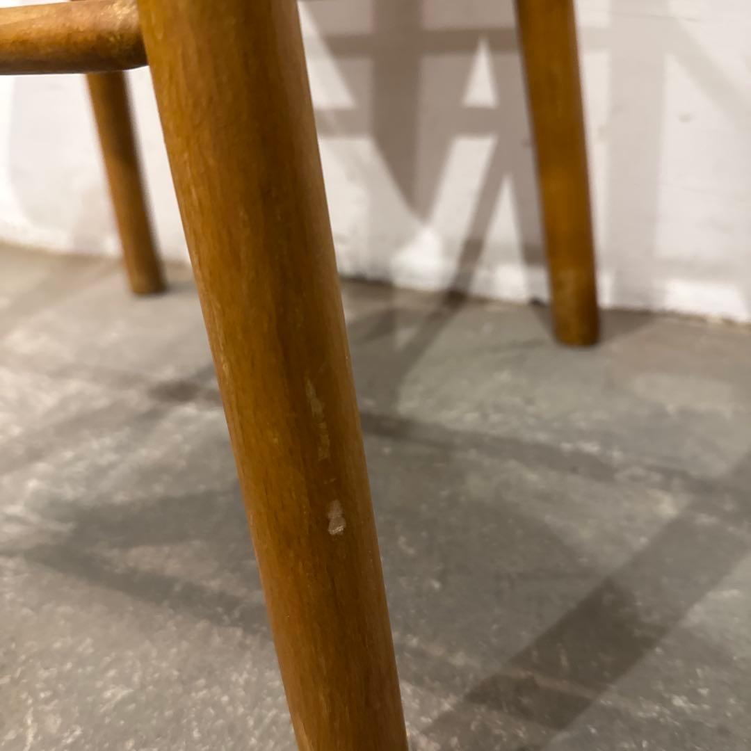 ヴィンテージ　木製サイドテーブル　　スツール　スクエア