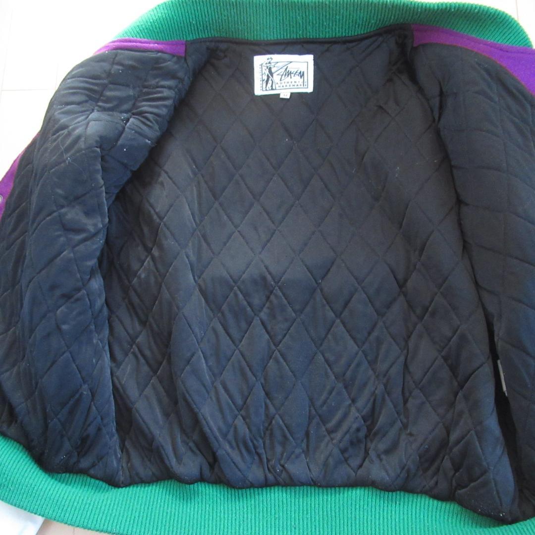 80s ist Stussy old スタジャン ステューシー 黒タグ usa製