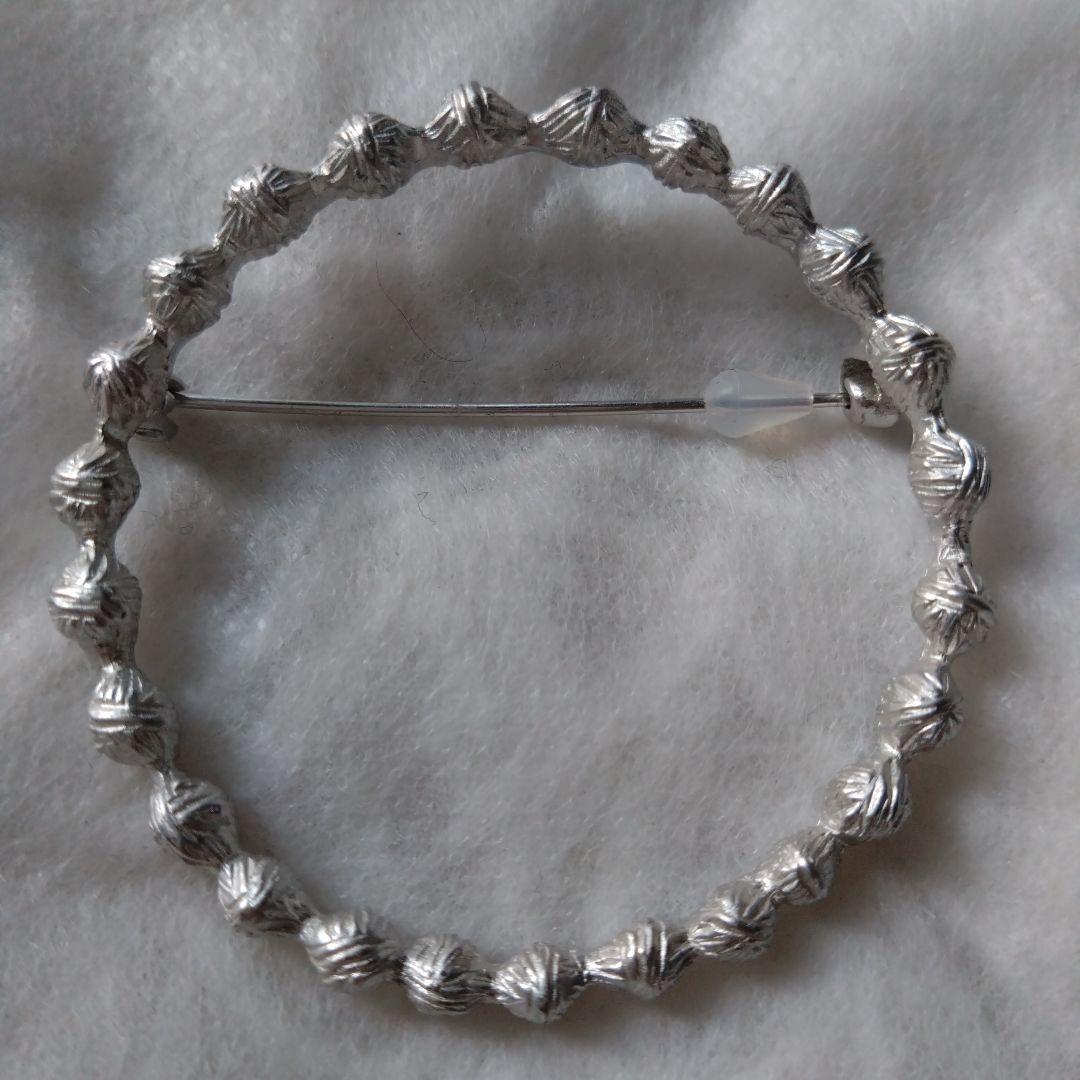 ミナペルホネン　タンバリン ブローチ　シルバー　tambourine