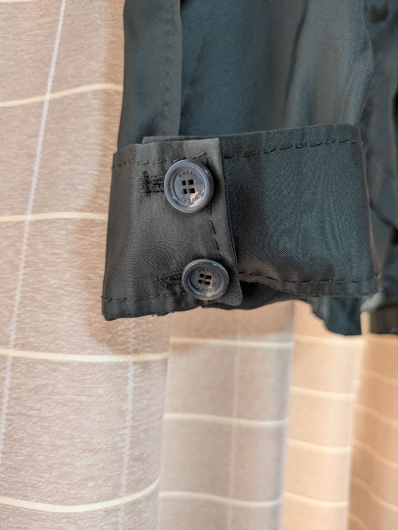 美品　GUCCI 長袖シャツ ジャケットサイズ40 オリーブグリーン