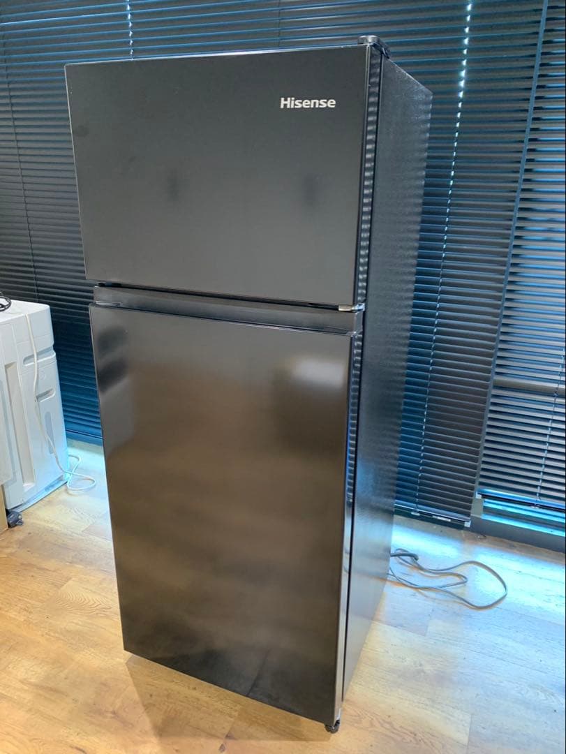 Hisense ブラック 2ドア冷蔵庫