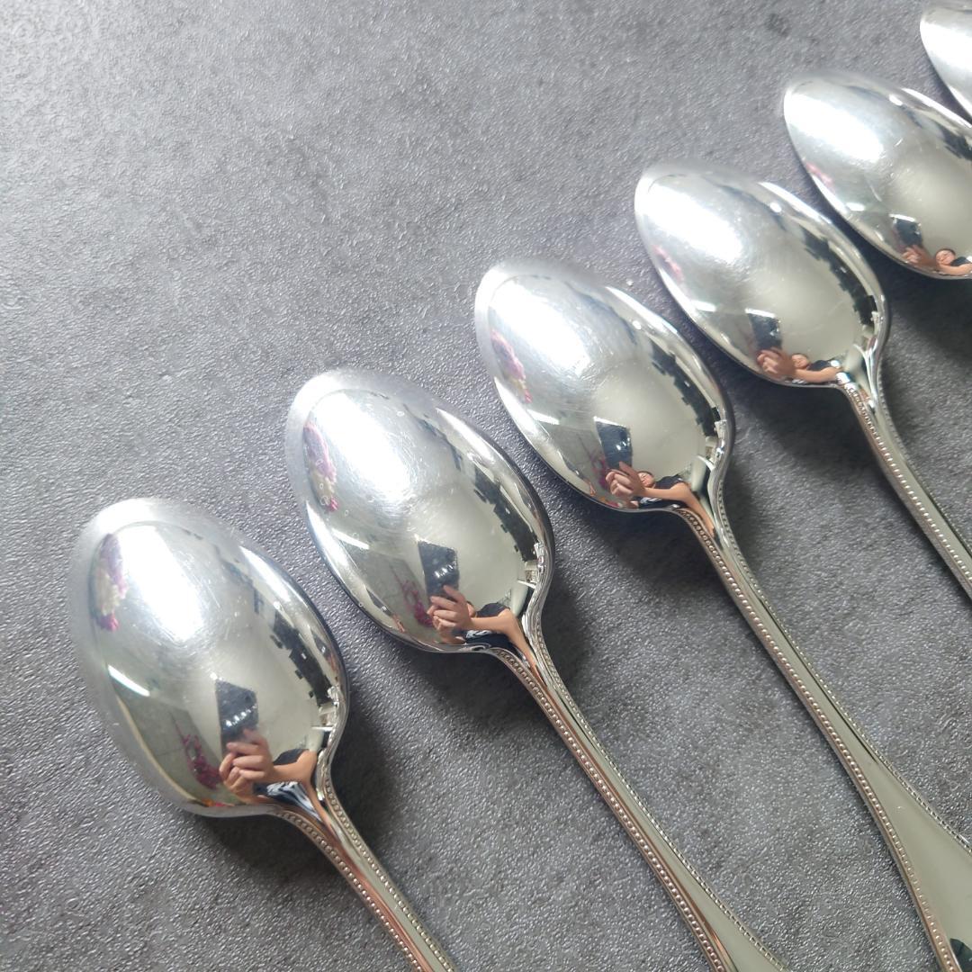 美品 クリストフル パール コーヒースプーン 6点