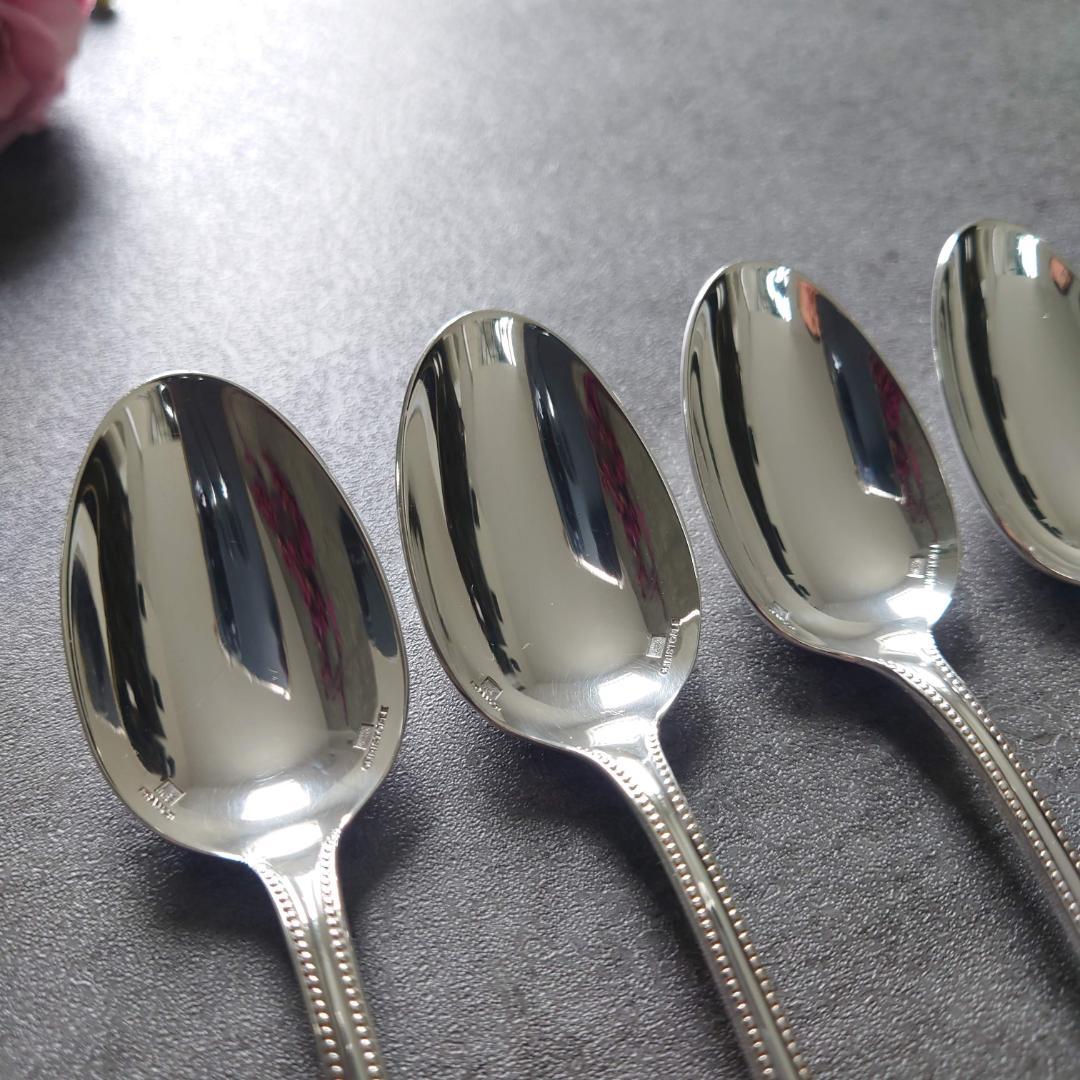 美品 クリストフル パール コーヒースプーン 6点