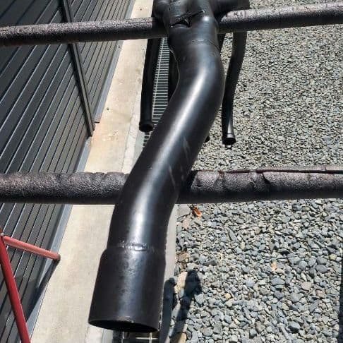 ゼファー1100 マフラー　集合管　ショート管　つや消しブラック