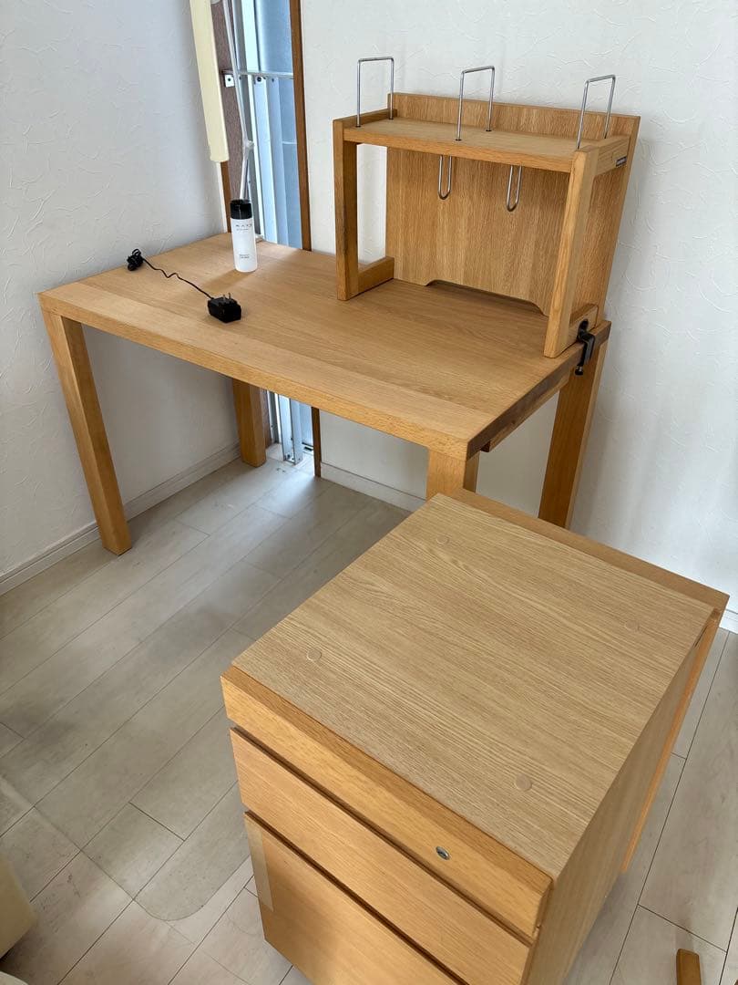 【美品】カリモク家具ボナシェルタ学習机セット