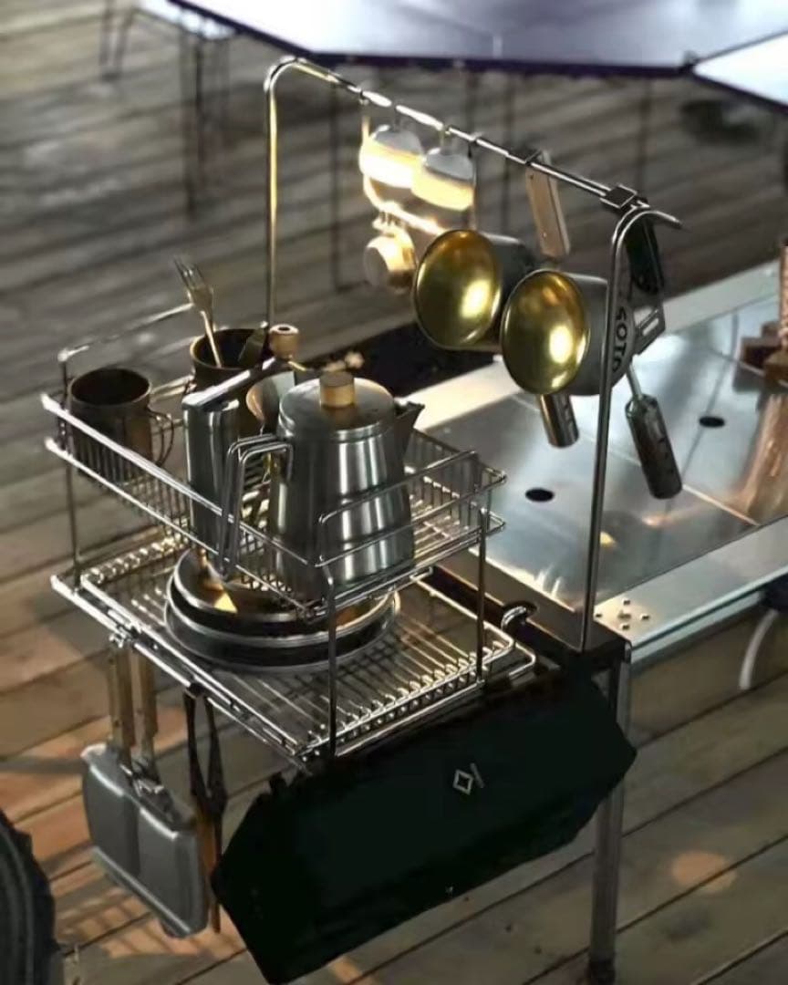 IGT ダブルサイドラック　セパレートIGT メッシュトレー　スノーピーク