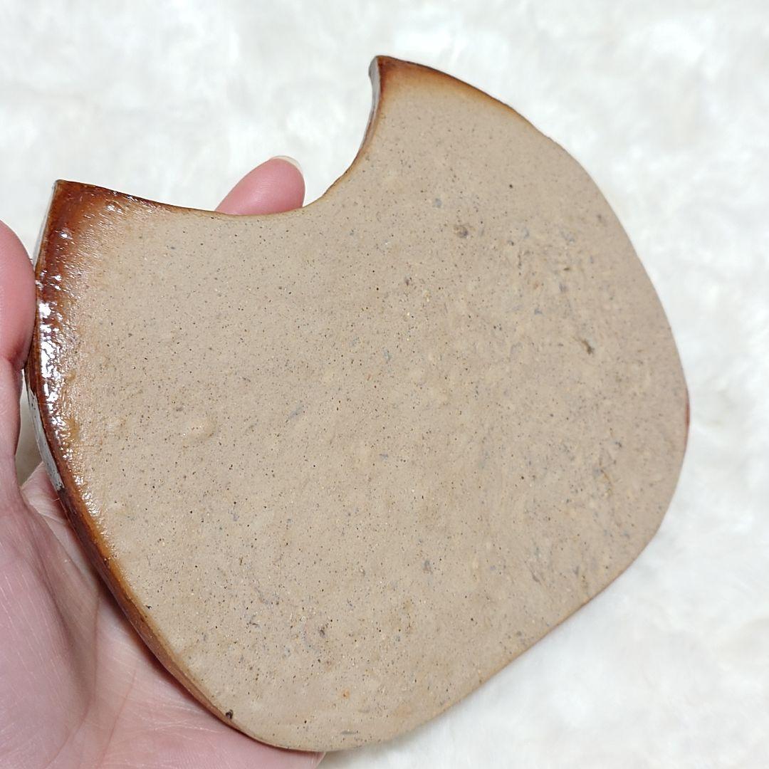 ◎【2600A】90.猫皿…備前焼