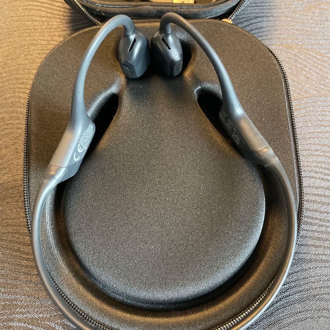 Shokz OpenRun Pro 骨伝導イヤホン ネックバンド型 ブラック