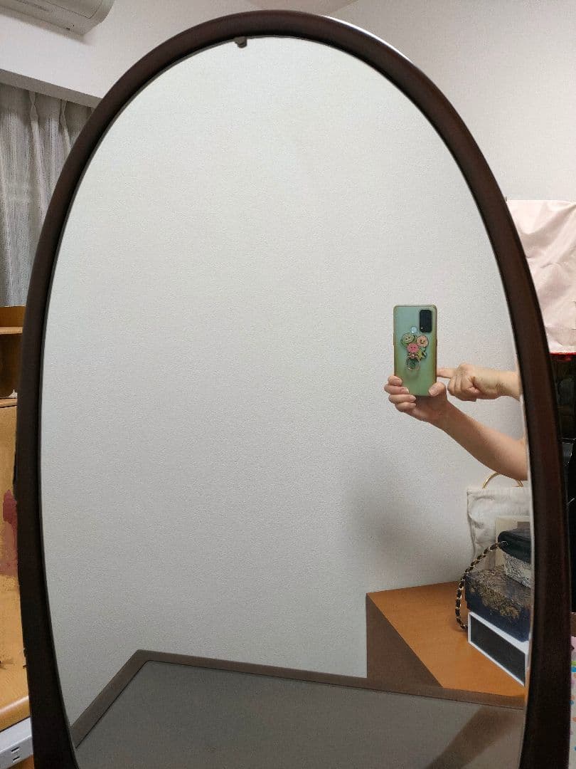 ♥美品 大塚家具 ドレッサー 背もたれイス 鏡台 チェア 高級 ロック引出 電源