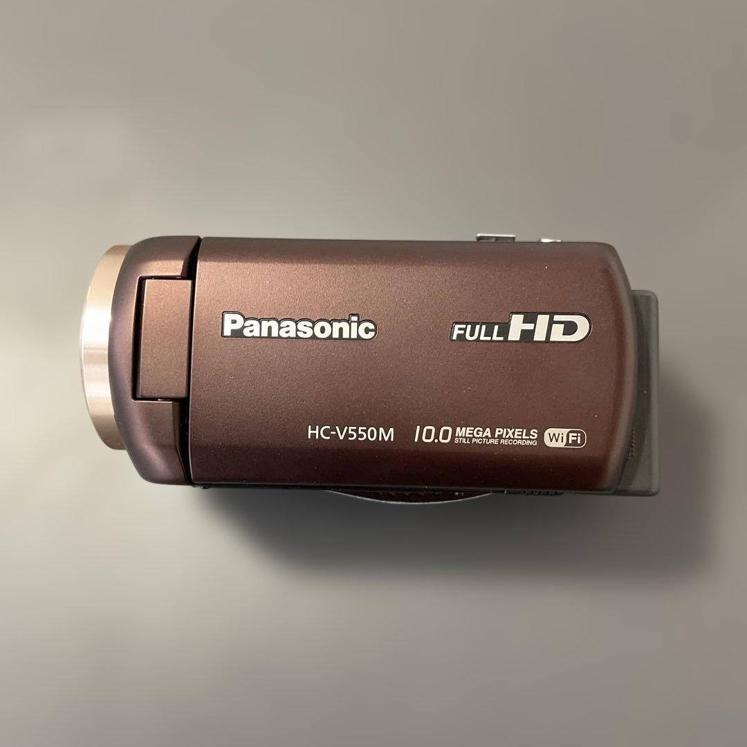 885　Panasonic ビデオカメラ HC-V550M VW VBT380