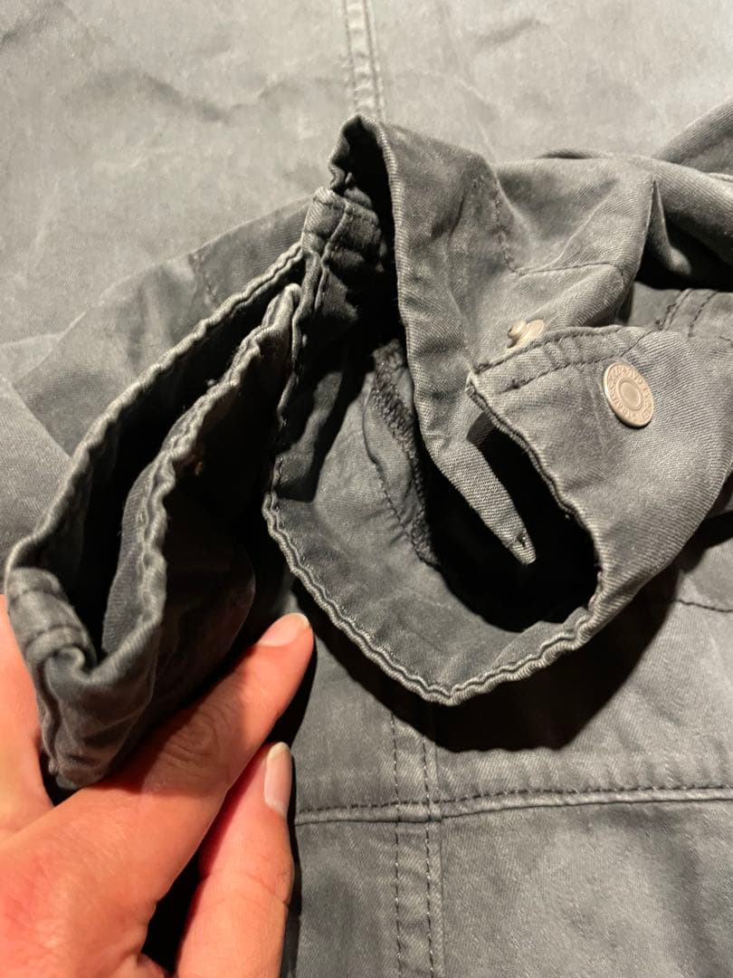 デカサイ LEVI STRAUSS グレー オーバーオール Lサイズ