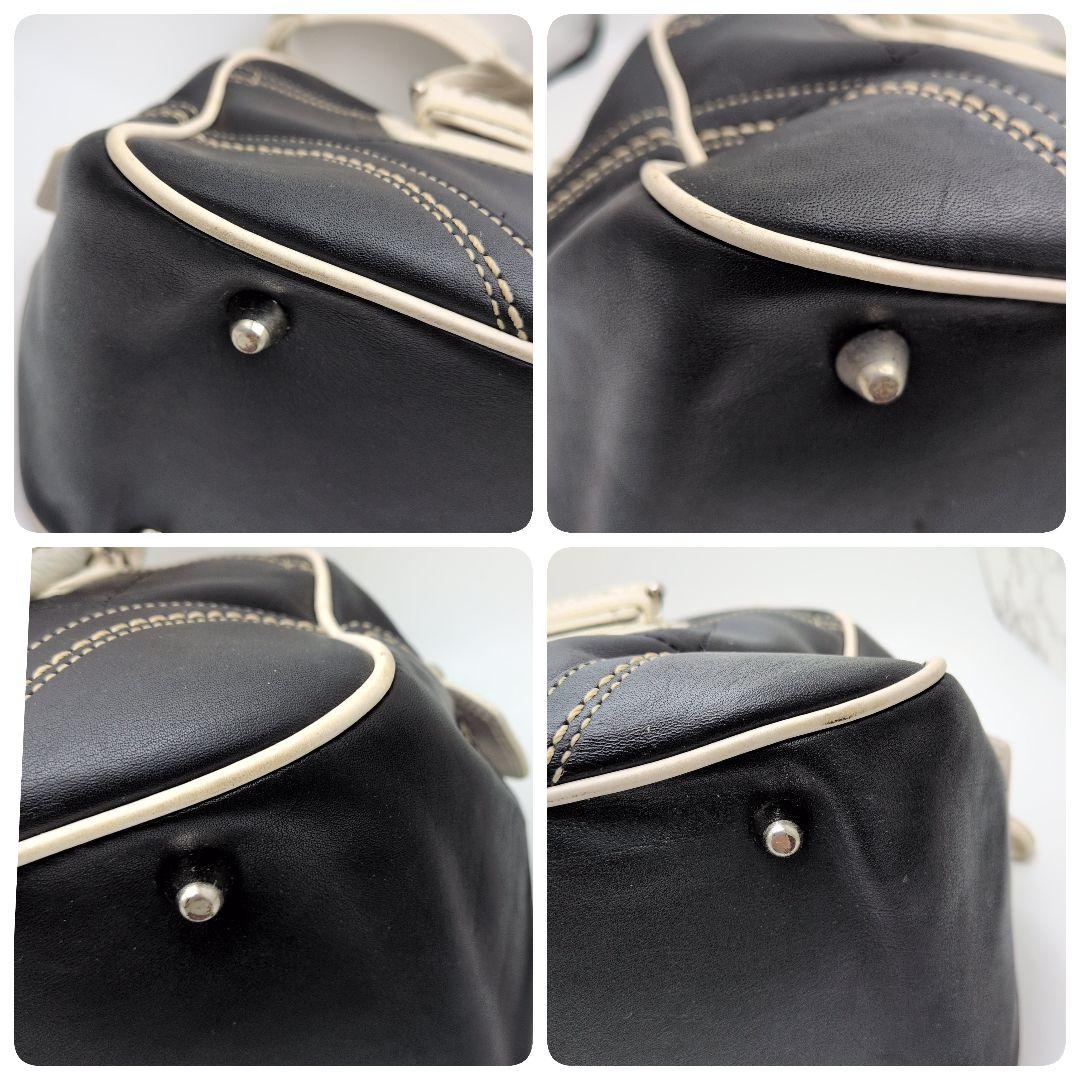 バッグ COACH Leather Mini Boston Bag y2k