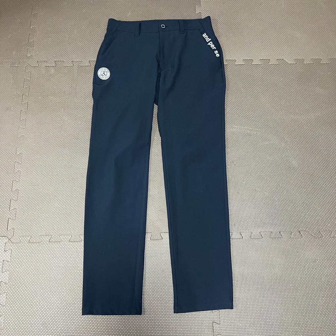 and per se アンパスィ　ストレッチ　テーパードパンツ　2025年モデル