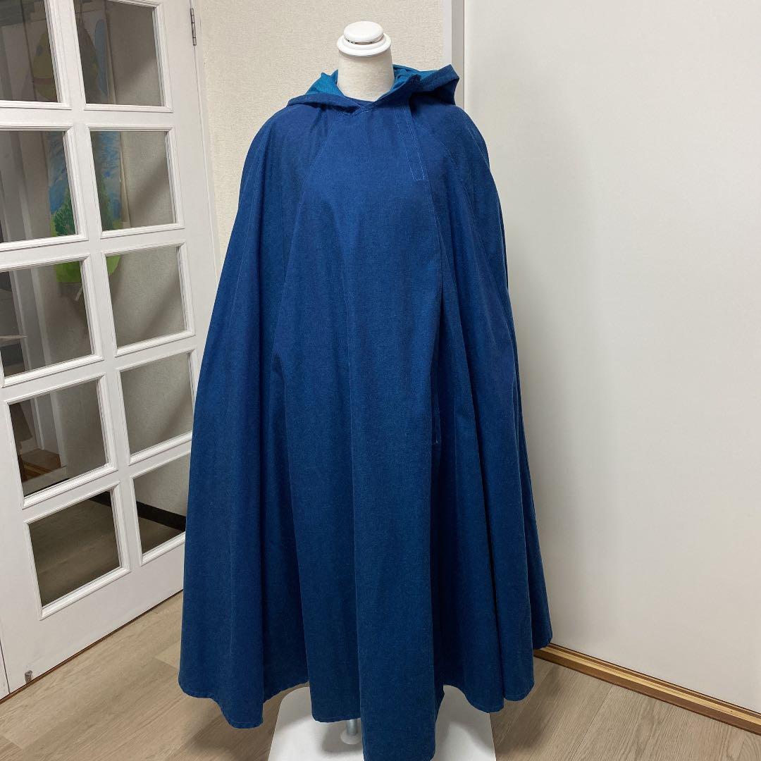 ハロウィン、ステージ衣装　本格マント　とんがり帽子　一点物