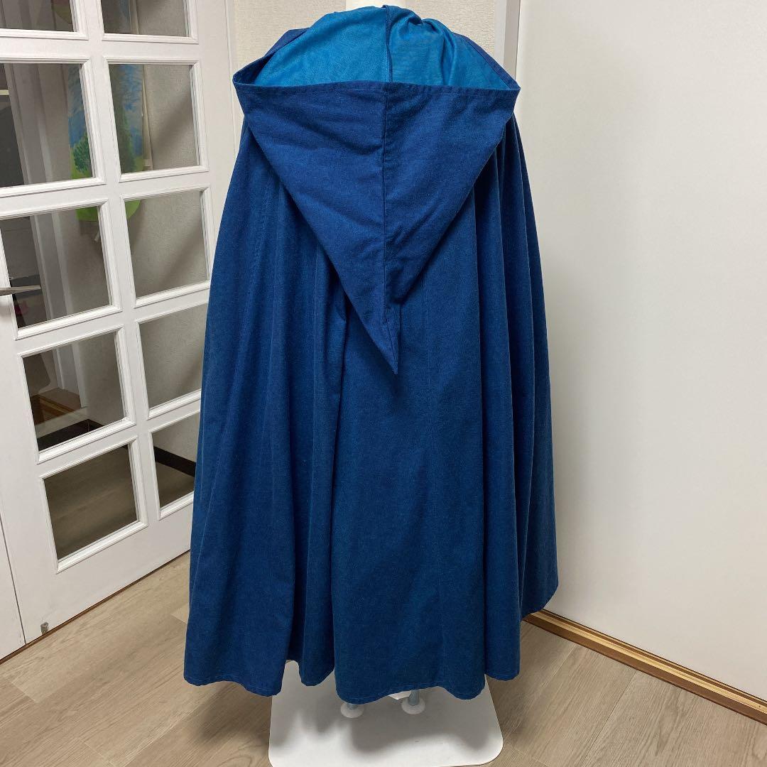 ハロウィン、ステージ衣装　本格マント　とんがり帽子　一点物