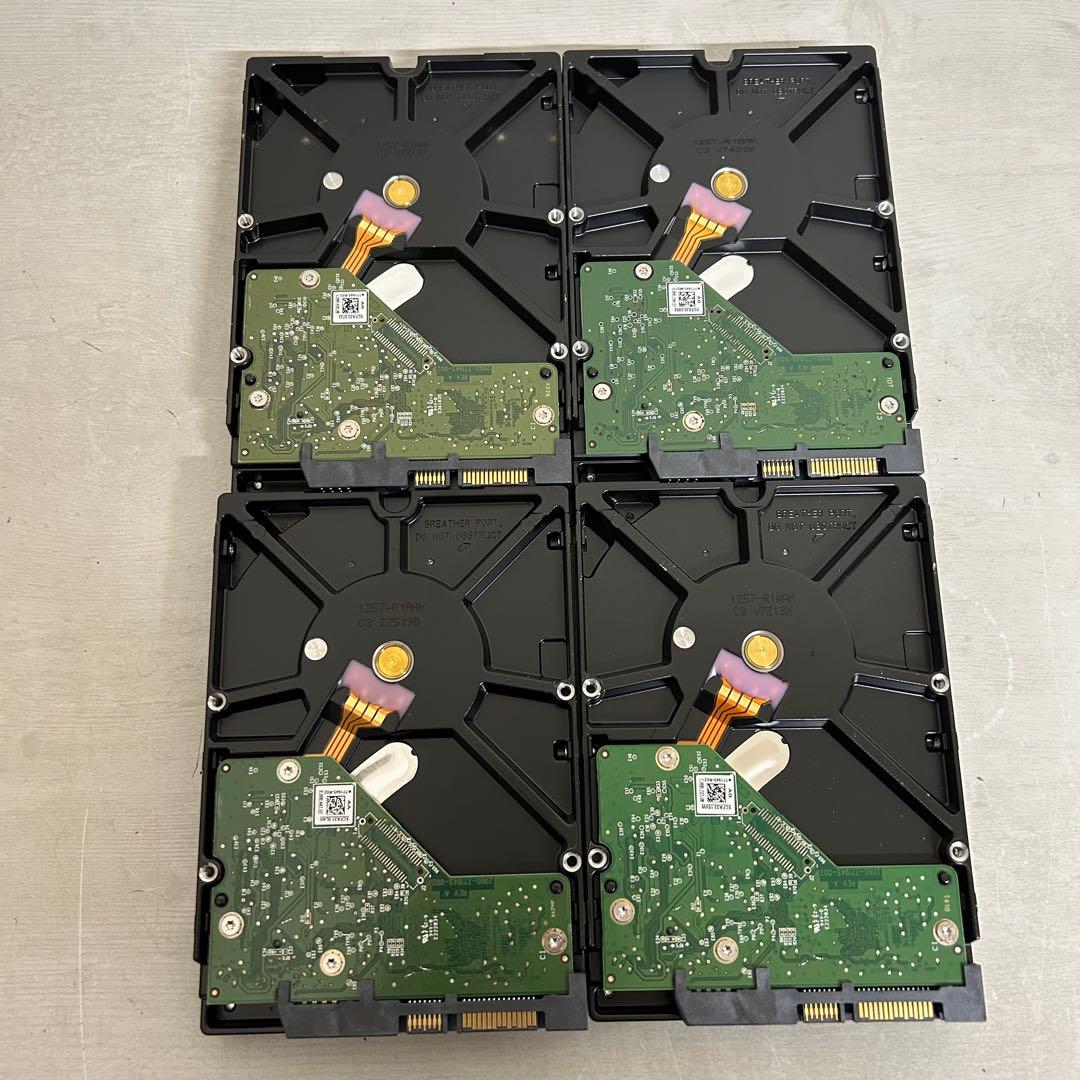 WD HDD 2TB WD20PURZ 4個セット