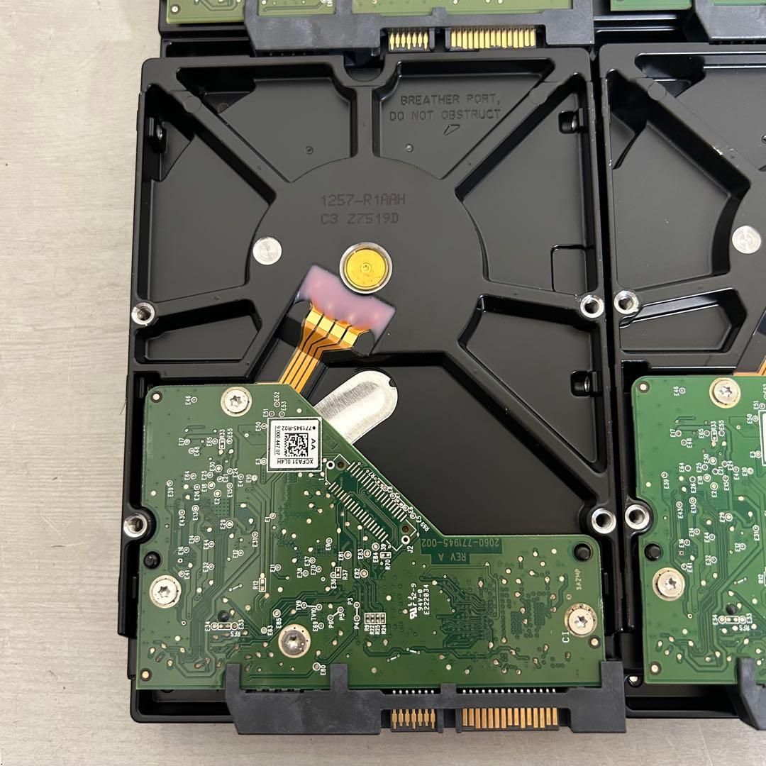 WD HDD 2TB WD20PURZ 4個セット